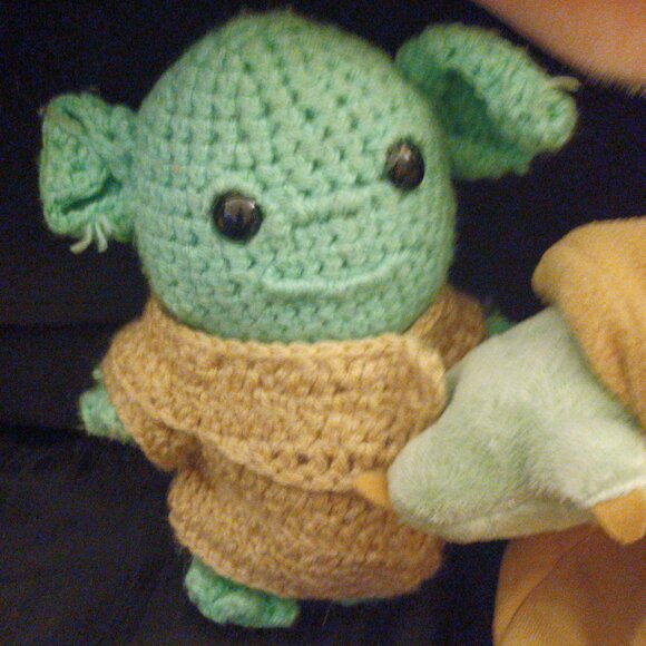 NWT Build A Bear Star Wars The Mandalorian Baby Yoda w/. 2 Xtra Plushies - Picture 3 of 6